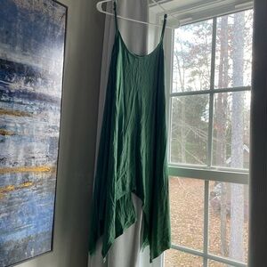 Alya Green High Low Dress